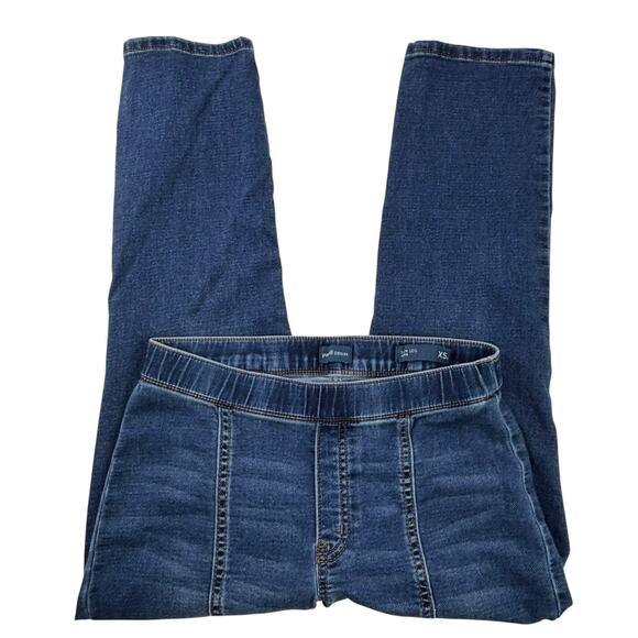 Pure‎ Jill J. Jill Women's XSP XSmall Petite Slim Leg Ankle Elastic Waist Jeans - Picture 3 of 16